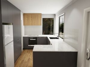 G Shaped Kitchen